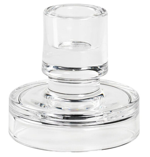 Broste Copenhagen Petra 8 cm klar glass lysestake