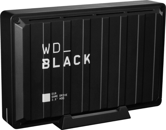 WD Black D10 Ekstern Harddisk 8 TB USB 3.2 for Spill - Svart