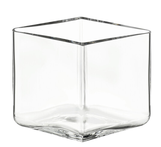 Iittala Ruutu vase klar 8 cm