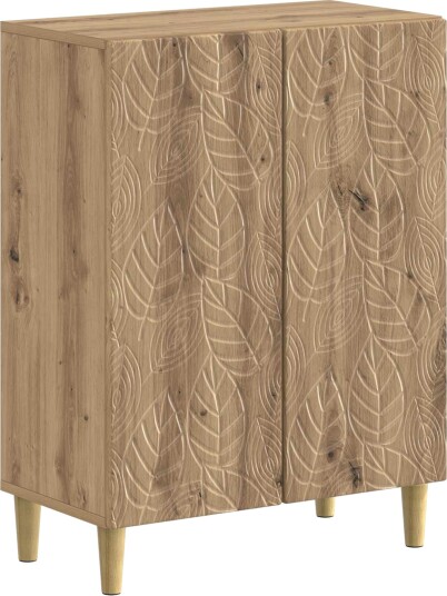 vidaXL Baderom Oppbevaringsskap DELFT Artisan eik 59,5 x 31 x 80 cm