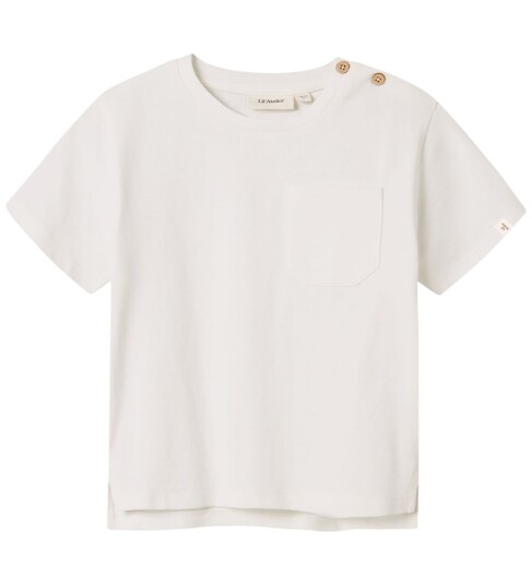 Lil"Atelier Nmmdolan Ss Loose Top Lil Noos White 98