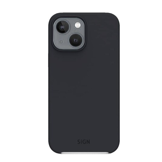 SiGN Liquid Silicone Case For Iphone 13 Mini - Svart