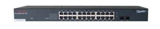 Longshine Switch 48.3cm 24x GE GS9126 2x mi (4016621126216) Longshine Switch 48.3cm 24x GE GS9126 2x mi (4016621126216)