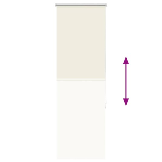 Rullegardin lystette 60x130 cm stoff bredde 55,7 cm polyester 8721158327024