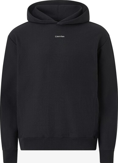 Calvin Klein Hettegenser Ls Premtrry Micro Logo Hoodie Svart