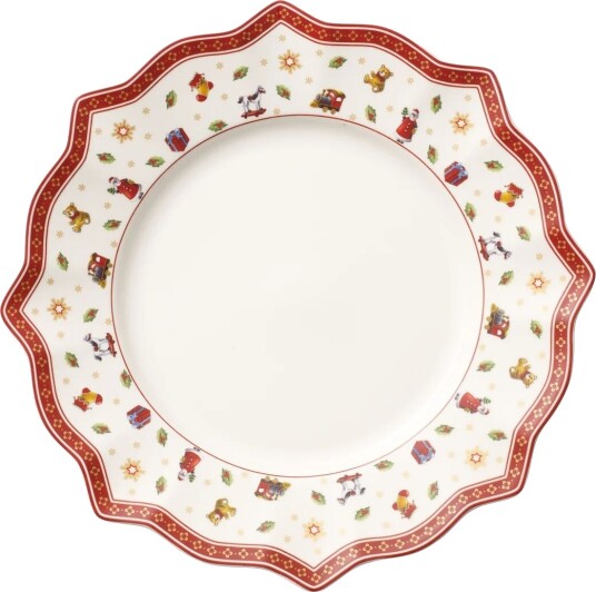 Villeroy & Boch Toy's Delight tallrik Ø29 Hvit-rød