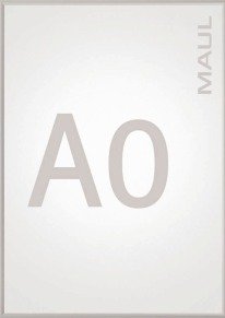 Maul Hebel Plakatramme Standard Din A0 Aluminiumram Sølv Eloksert Uv Stabilisert 66040 08