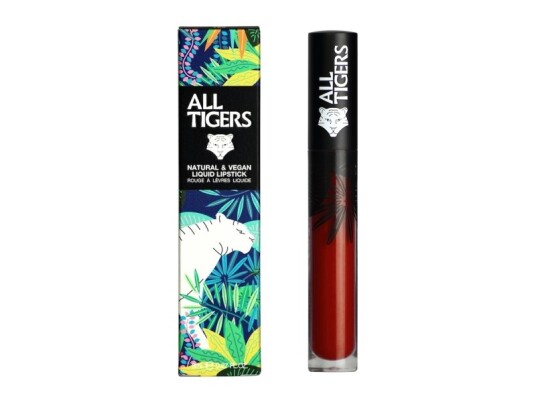 All Tigers Natural   Vegan Liquid Lipstick 889 Command Respect 8Ml