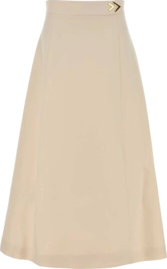 Valentino Garavani Dame Skjørt Beige S,