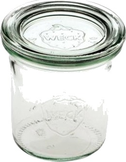 Patentglas Weck 140 Ml Ø6.8X7 Cm Uden Låg Glas,48 Stk/Krt
