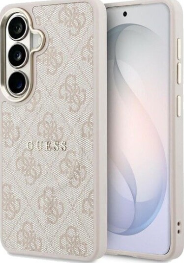 GUESS 4G Embossed Ring MagSafe Case for Samsung Galaxy S26+ - pink