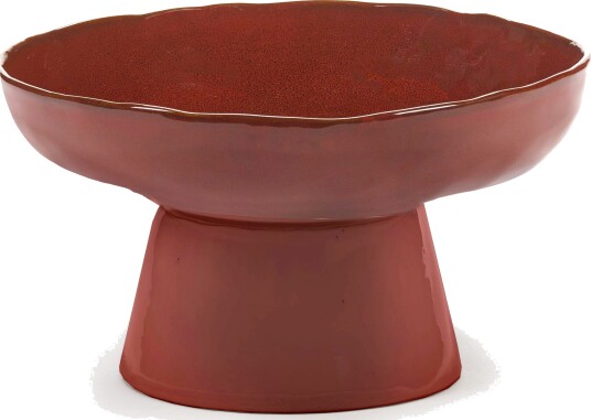 La Mère Skål Med Fot Venetian Red