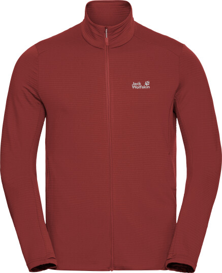 Jack Wolfskin Men"s Litestride Full Zip Merlot L