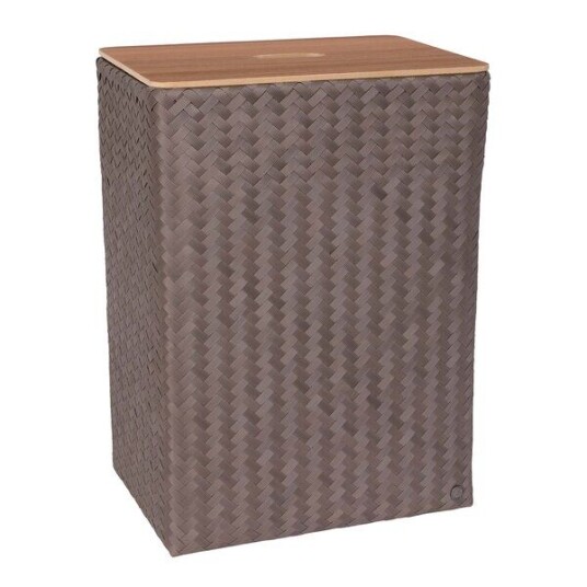 Handed By Grand superb skittentøyskurv m/lokk 44x31x60 cm taupe Handed By Grand superb skittentøyskurv m/lokk 44x31x60 cm taupe