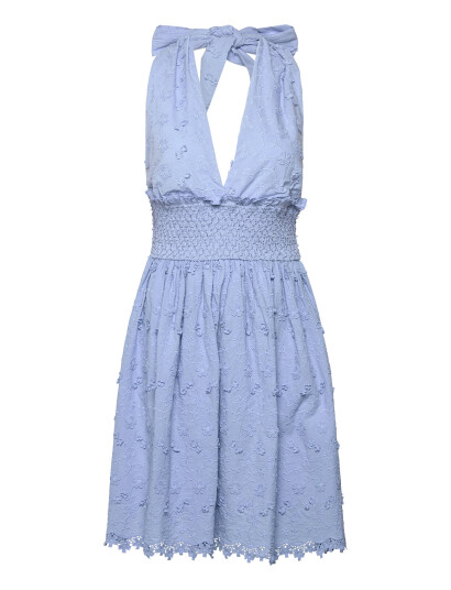 Love Lolina Evelyn Mini Dress - Blue - XL