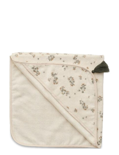 Garbo&Friends Terry Hooded Towel - Cream - 80X80CM