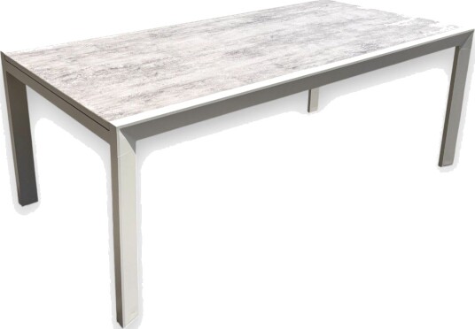 Palermo Hagebord 200×90 cm Grå/Beige