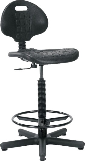 Kontorstol høy NARGO 71x71xH89-120cm svart -