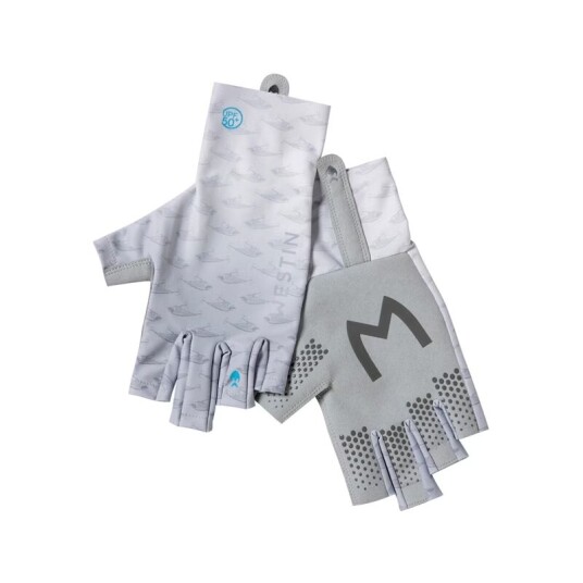 Westin Solar UPF Half Finger Glove XL Grey Westin Solar UPF Half Finger Glove XL Grey