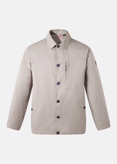 Huski Wear Shore Overshirt Khaki M Høstjakker Huski Wear Shore Overshirt Khaki M Høstjakker