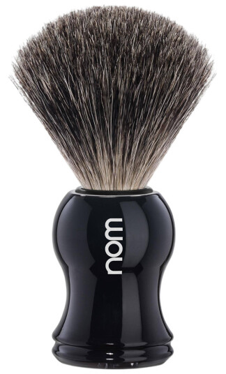 nom GUSTAV shaving brush Pure Badger Black nom GUSTAV shaving brush Pure Badger Black