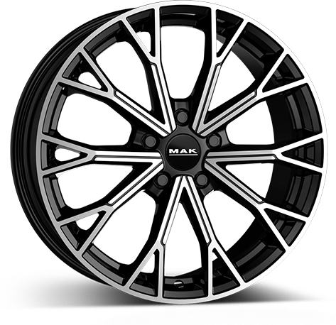 MAK Asphalt blk/pol 8 x 19 CB57,10 ET47 5/112 8 x 19