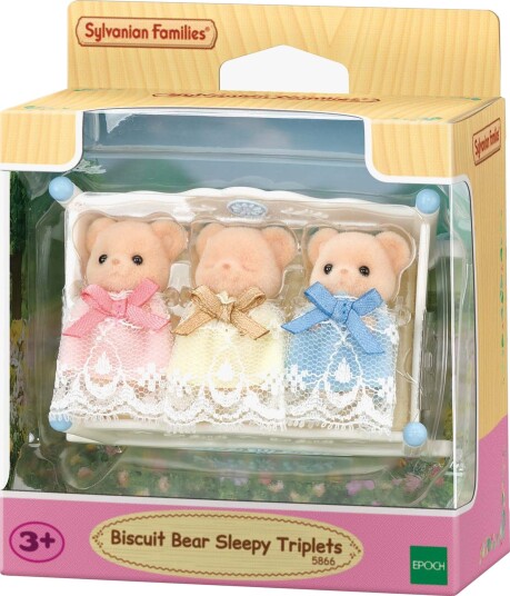 Sylvanian Families Figursett Trillinger Med Seng