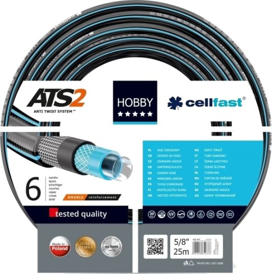 Cellfast Hobby Hageslange 1" 25M 16 230
