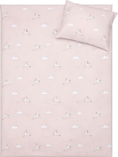 Einhorn Bed Linen "By Mats" Unicorn Dream 100X140X45 Cm Pink 100X14040X45CM