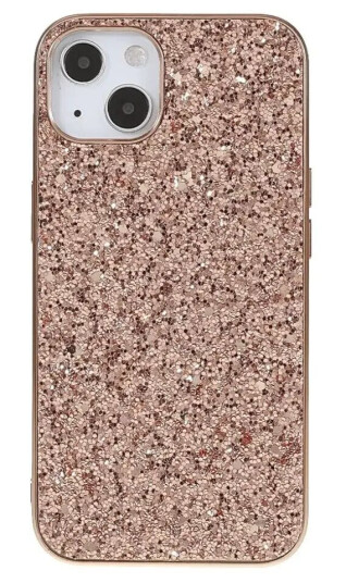 EIDERWOOD iPhone 14 Glitter Hybrid Deksel - Rose Gold EIDERWOOD iPhone 14 Glitter Hybrid Deksel - Rose Gold