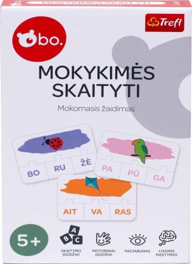 Bo. Bo. Pedagogisk brettspill Syllables (på litauisk språk.) 2258LT Bo. Bo. Pedagogisk brettspill Syllables (på litauisk språk.) 2258LT