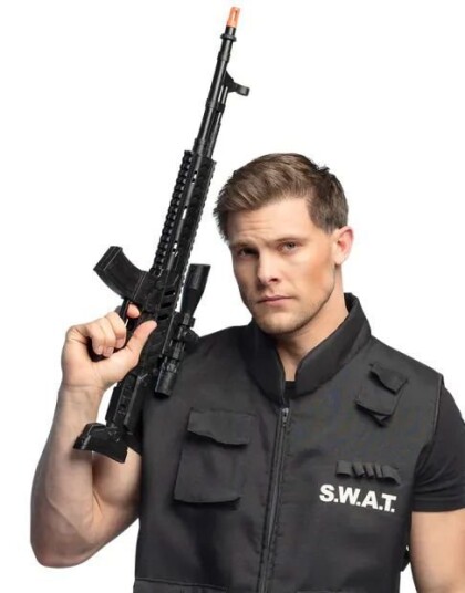 SWAT Rifle 68 cm Kostymetilbehør SWAT Rifle 68 cm Kostymetilbehør