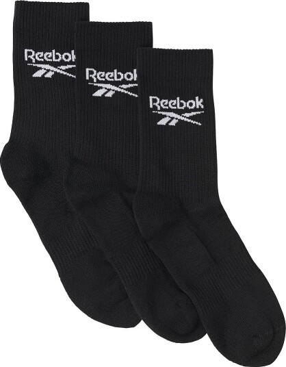 Reebok Performance   Sokker Sock Crew With Half 3 pakning   Svart