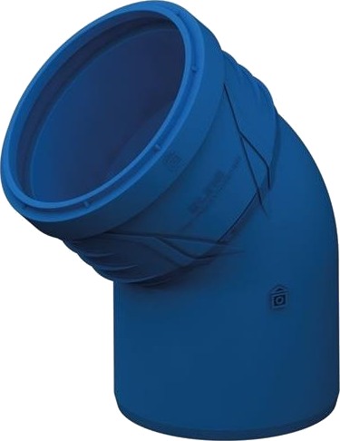Bøjning S-Line 125Mm- 45° Bøjning S-Line 125Mm- 45°