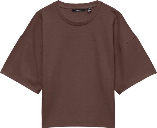 Vero Moda Vmkiara 2/4 O Neck Top Jrs Brown XL Vero Moda Vmkiara 2/4 O Neck Top Jrs Brown XL