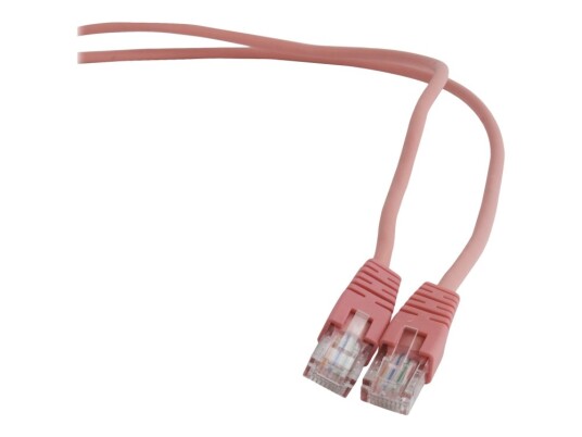 Gembird Koblingskabel Rj-45 Hann Til Rj-45 Hann 50 Cm Utp Cat 5E Formstøpt Rosa