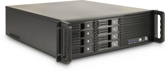 Inter Tech Ipc 3U 3508 3U 19" 8 Bay Rack Enclosure 88887335 Inter Tech Ipc 3U 3508 3U 19" 8 Bay Rack Enclosure 88887335