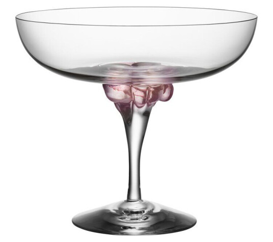 Kosta Boda Sugar Dandy coupeglass 32 cl Rosa