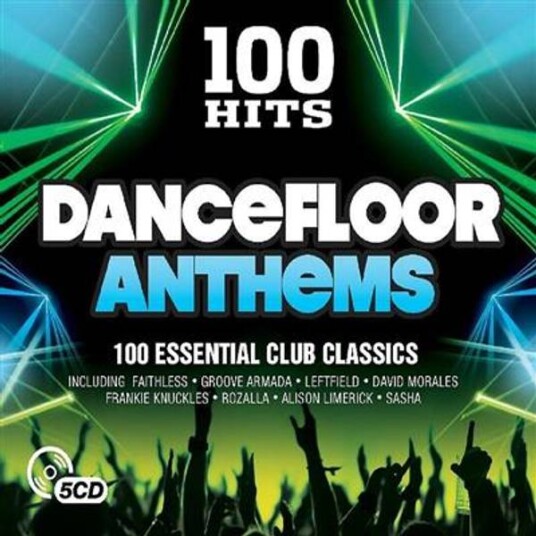 100 Hits Dancefloor Anthems 5CD Diverse Artister
