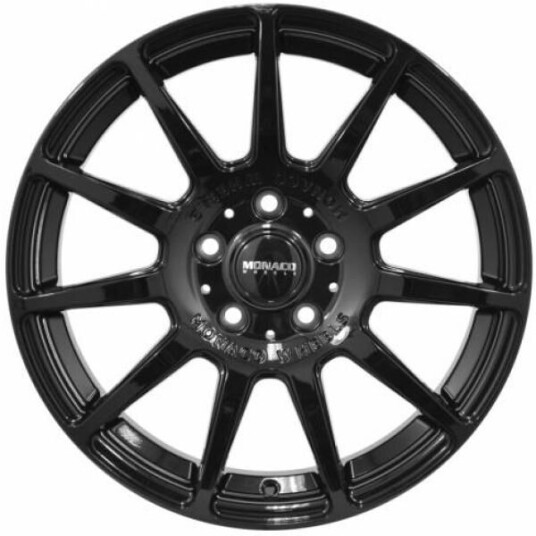 Monaco Rallye Gloss Black 7x17 5x100 ET35 B57.1 Monaco Rallye Gloss Black 7x17 5x100 ET35 B57.1