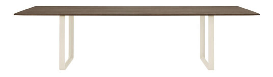 Muuto 70/70 spisebord 295 x 108 cm Solid smked oak-Sand