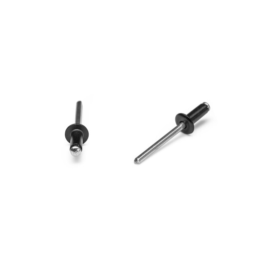 Arvid Nilsson Rh Åpen Bl.Nagle Al/st Sort 3,2x12 ( 7,5 1000-Pakke