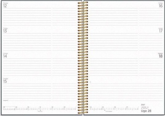 Mayland Organizer & Notes A5 ugekalender 2027