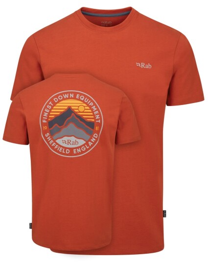 Rab Basecamp 3 Peak Tee Red Clay X-Large