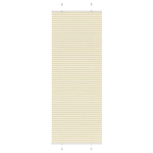 plisségardin krem 70x200 cm Stoff Bredde 69,4 Polyester