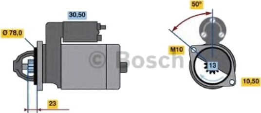 BOSCH 0 986 019 361 Starter BOSCH 0 986 019 361 Starter