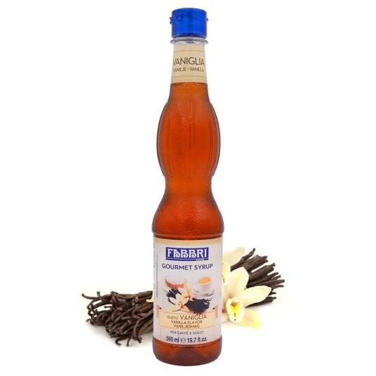 Fabbri Vanilje Gourmet kaffesirup - 560ml. - Fabbri Fabbri Vanilje Gourmet kaffesirup - 560ml. - Fabbri