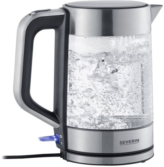Severin WK 3420 Vannkoker 1.7L Glass Rustfritt Stål 2200W