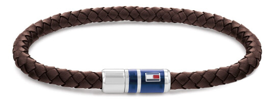 Tommy Hilfiger, Armbånd med brunt skinn