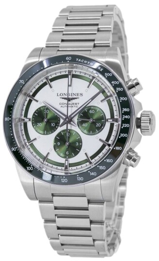 Longines Herreklokke L3.835.4.02.6 Conquest Sølvfarget/Stål Ø42 mm